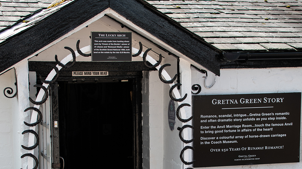 Museums at Night late night events: Gretna Green Blacksmiths Museum, sparks in the dark